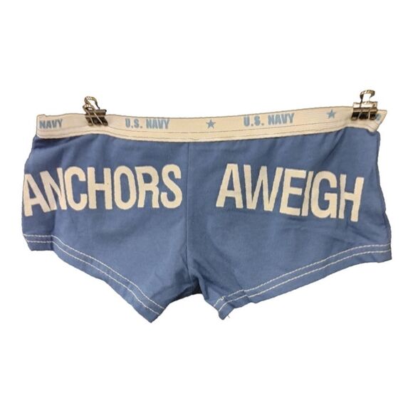 ROTHCO WOMEN'S "ANCHORS AWEIGH" BOOTY SHORTS. - Picture 2 of 4
